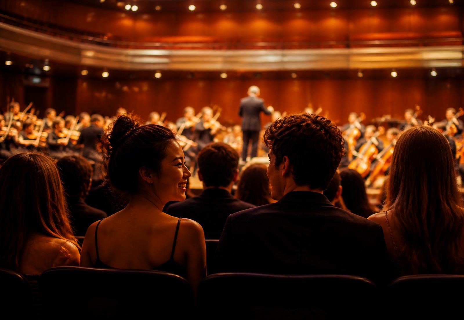 Junges Publikum bei einem Konzert des Symphonieorchesters